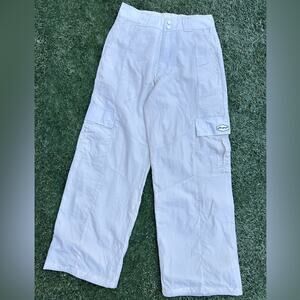 YoungLA Retro Cargo JoggerS Super Baggy Y2K Lightweight Nylon Tracksuit Khakis M